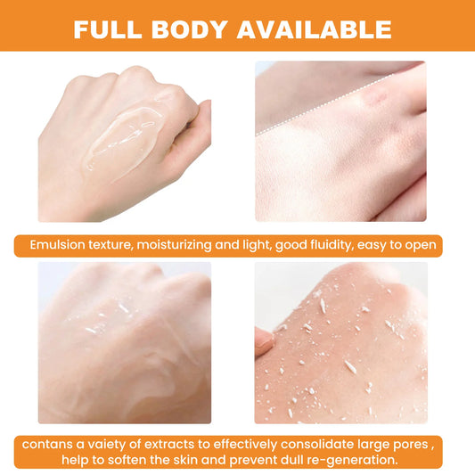 Orange Exfoliating Gel – 3‑Minute Brightening Body Scrub