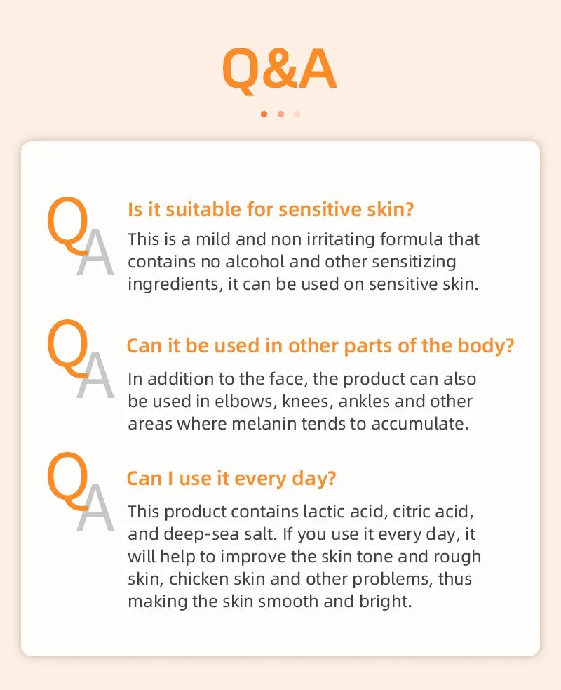 Orange Exfoliating Gel – 3‑Minute Brightening Body Scrub