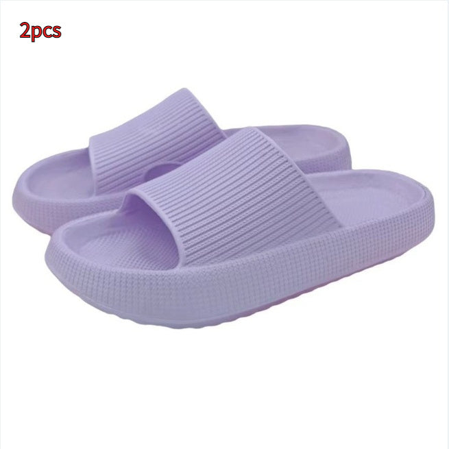 Soft Home Couple Slippers – Lightweight, Non-Slip Comfort Slides