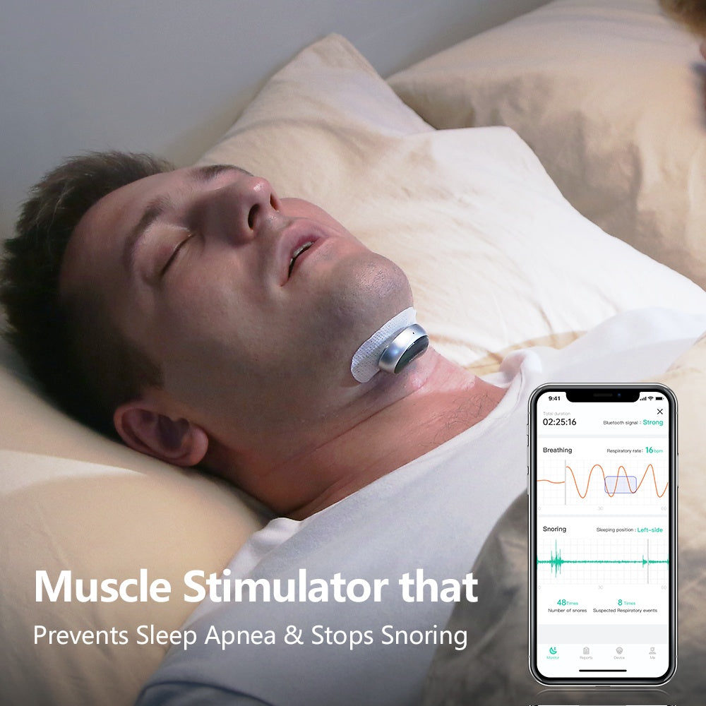 “Smart Anti-Snoring Device – USB Rechargeable Sleep Aid & Breathing Muscle Stimulator Pro”