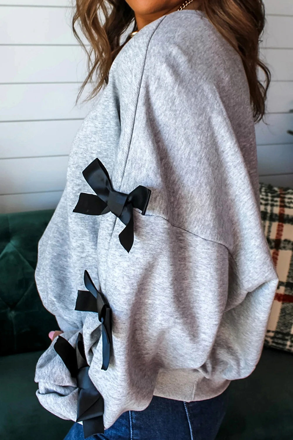 Merry Merry Christmas Ribbon Sweatshirt – Limited Holiday Edition