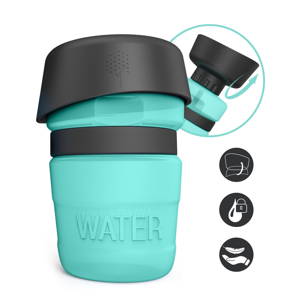 Pet Outdoor Foldable Bottle Dog Travel Water Bottle Dog Water Dispenser - BANGN CREATIVE SOLUTIONS 