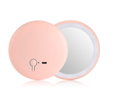 New charging portable smart beauty mirror HD makeup mirror LED portable light mirror light makeup mirror with light - BANGN CREATIVE SOLUTIONS 