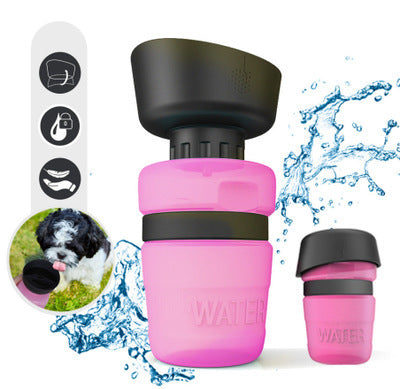 Pet Outdoor Foldable Bottle Dog Travel Water Bottle Dog Water Dispenser - BANGN CREATIVE SOLUTIONS 