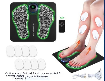 Electric EMS Foot Massager Pad Feet Muscle Stimulator Leg Reshaping Foot Massage Mat Relieve Ache Pain Health Care - BANGN CREATIVE SOLUTIONS 