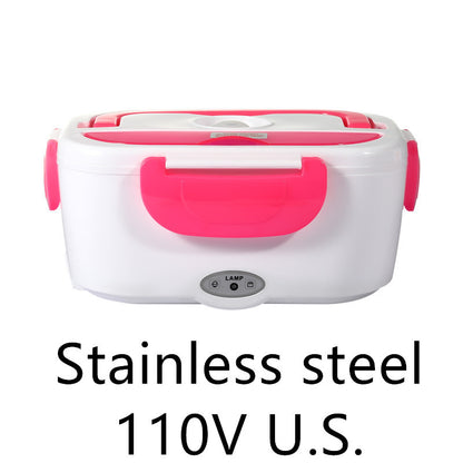 Kitchen Electric Heated Lunch Box Stainless Steel School Car Picnic Food Heating Heater Food Warmer Container - BANGN CREATIVE SOLUTIONS 