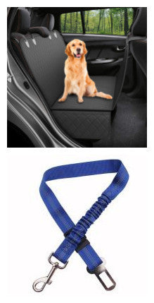 Dog Car Seat Cover View Mesh Pet Carrier Hammock Safety Protector Car Rear Back Seat Mat With Zipper And Pocket For Travel - BANGN CREATIVE SOLUTIONS 