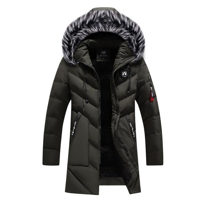 Omi Men’s Winter Parka – Heavy-Duty Warm Coat with Faux Fur Hood - BANGN CREATIVE SOLUTIONS 