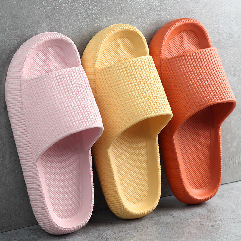 Soft Home Couple Slippers – Lightweight, Non-Slip Comfort Slides
