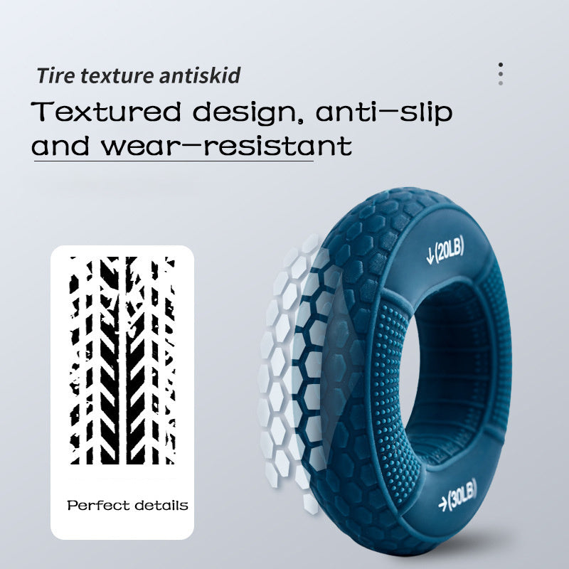 Hand Grip Strength Trainer – Adjustable Silicone Ring for Forearm & Finger Exercise (20-80 LB)