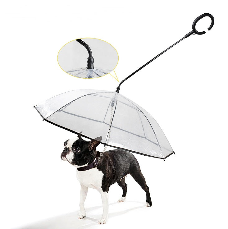 Hot Selling Transparent Pet Supplies Adjustable Pet C Type Umbrella - BANGN CREATIVE SOLUTIONS 