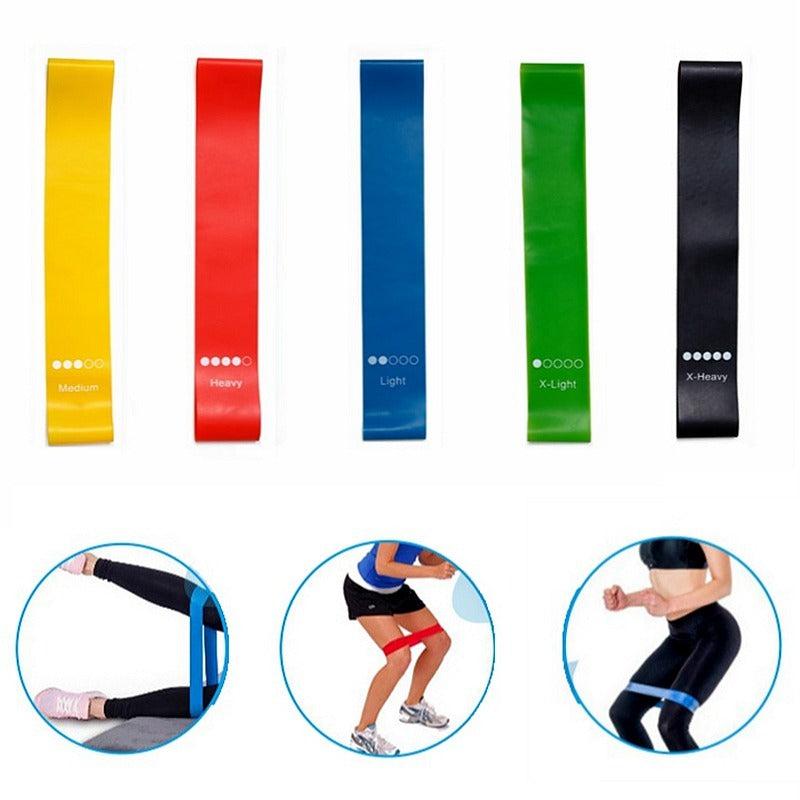“Resistance Bands Set – 5-Level Yoga & Pilates Workout Bands for Home or Gym Training”