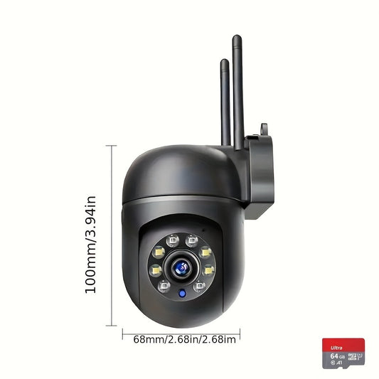 360° Wireless Outdoor Security Camera – WiFi Night Vision 1080P Home Surveillance