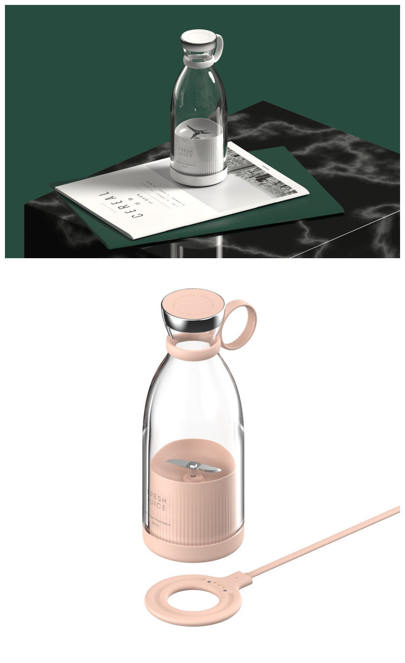 Portable USB Rechargeable Blender Bottle – 350ML Smoothie Maker & Juicer Cup