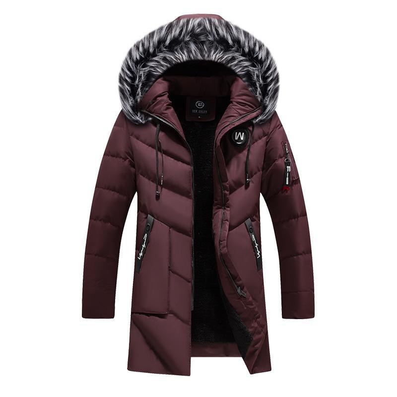 Omi Men’s Winter Parka – Heavy-Duty Warm Coat with Faux Fur Hood - BANGN CREATIVE SOLUTIONS 