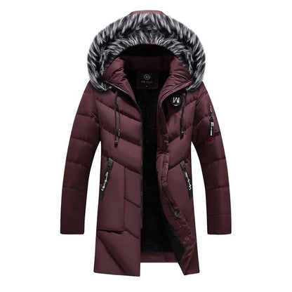 Omi Men’s Winter Parka – Heavy-Duty Warm Coat with Faux Fur Hood - BANGN CREATIVE SOLUTIONS 