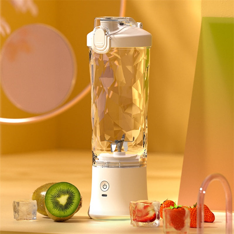Portable Rechargeable Blender – 6-Blade Smoothie Maker for Shakes, Juices & Protein Drinks