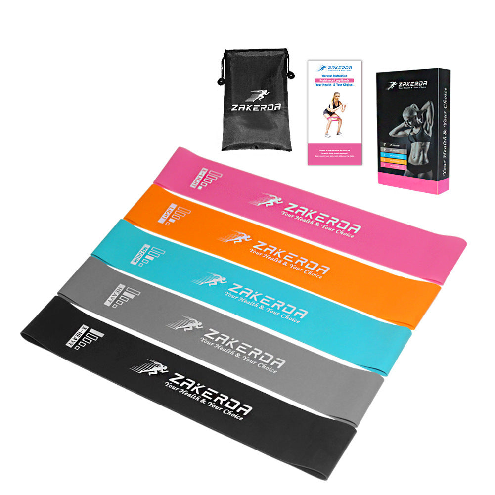 “Resistance Bands Set – 5-Level Yoga & Pilates Workout Bands for Home or Gym Training”
