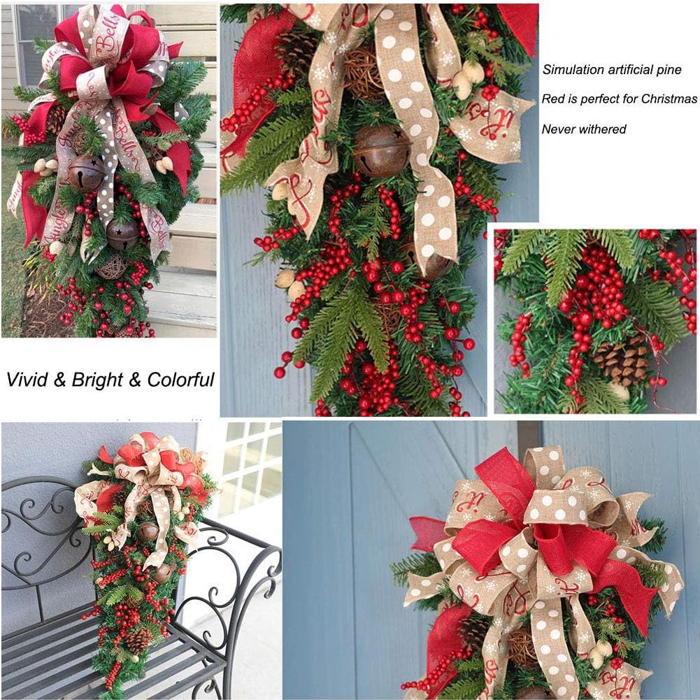 A Christmas Door Hanging Wreath | Holiday Décor & Party Supplies