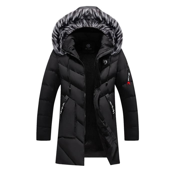 Omi Men’s Winter Parka – Heavy-Duty Warm Coat with Faux Fur Hood - BANGN CREATIVE SOLUTIONS 
