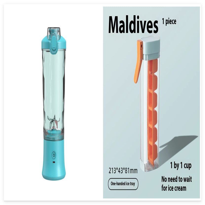 Portable Rechargeable Blender – 6-Blade Smoothie Maker for Shakes, Juices & Protein Drinks