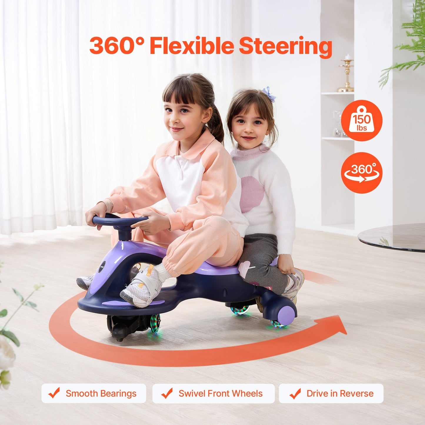 "Viral Electric Wiggle Car" - Energy Powered Ride - On (Ages 3+) - BANGN CREATIVE SOLUTIONS 