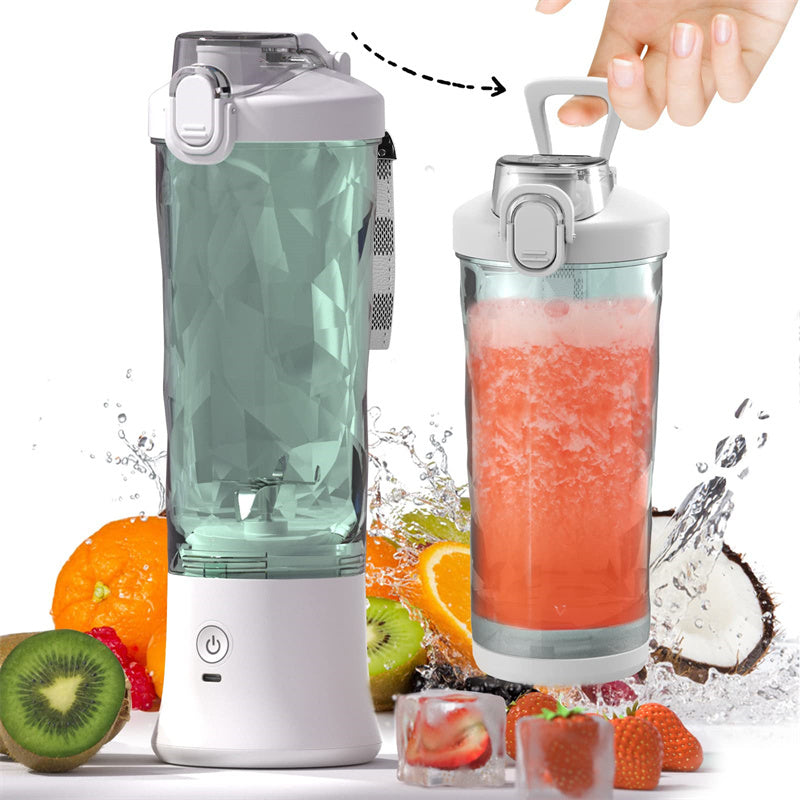 Portable Rechargeable Blender – 6-Blade Smoothie Maker for Shakes, Juices & Protein Drinks