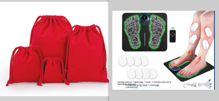 Electric EMS Foot Massager Pad Feet Muscle Stimulator Leg Reshaping Foot Massage Mat Relieve Ache Pain Health Care - BANGN CREATIVE SOLUTIONS 