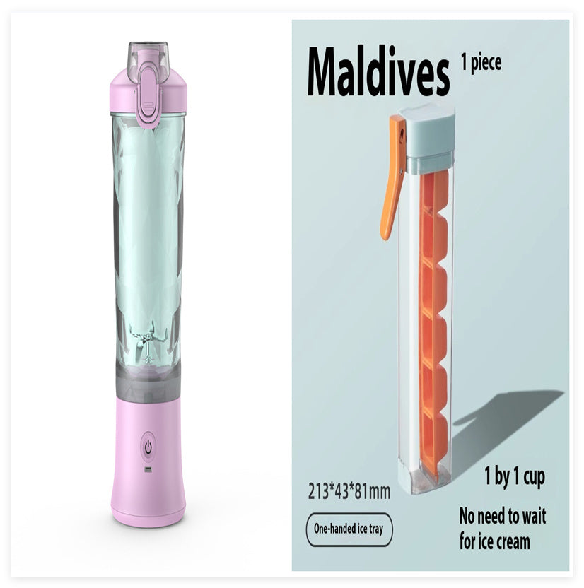 Portable Rechargeable Blender – 6-Blade Smoothie Maker for Shakes, Juices & Protein Drinks