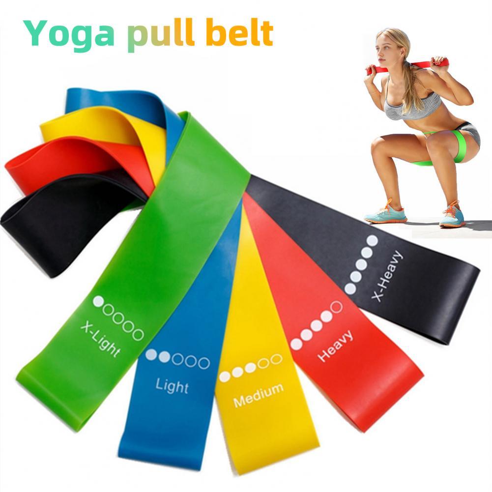 “Resistance Bands Set – 5-Level Yoga & Pilates Workout Bands for Home or Gym Training”