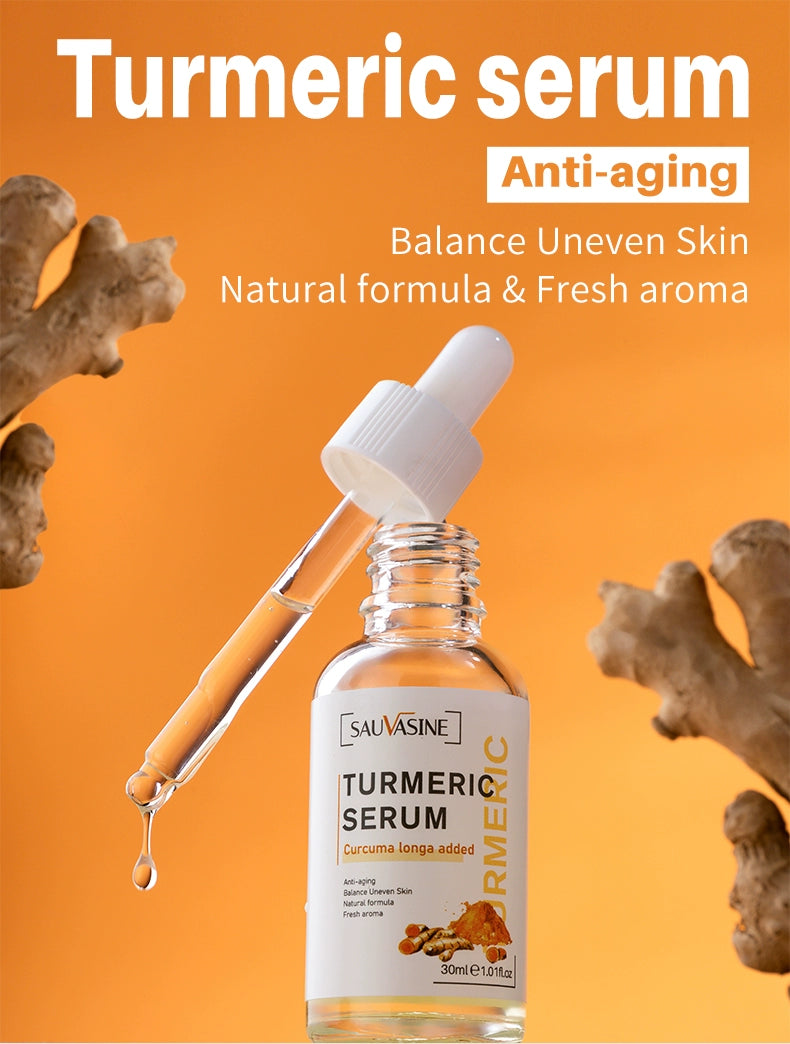Turmeric Lemon Glow Serum for Dark Spots & Smooth Skin
