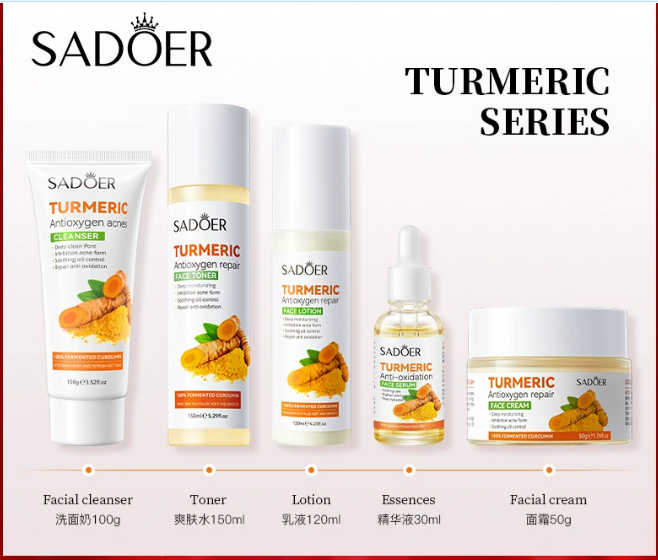 Turmeric Lemon Glow Serum for Dark Spots & Smooth Skin