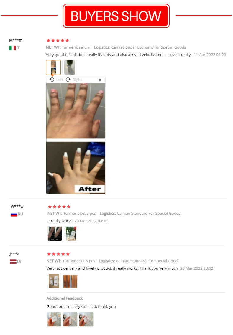 Turmeric Lemon Glow Serum for Dark Spots & Smooth Skin