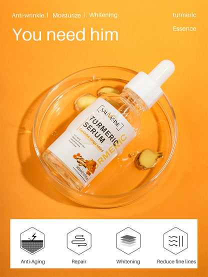 Turmeric Lemon Glow Serum for Dark Spots & Smooth Skin