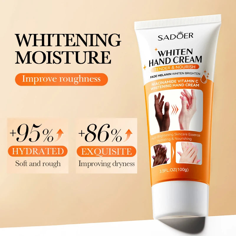 SADOER Moisturizing Hand Cream – Travel Size Brightening Care