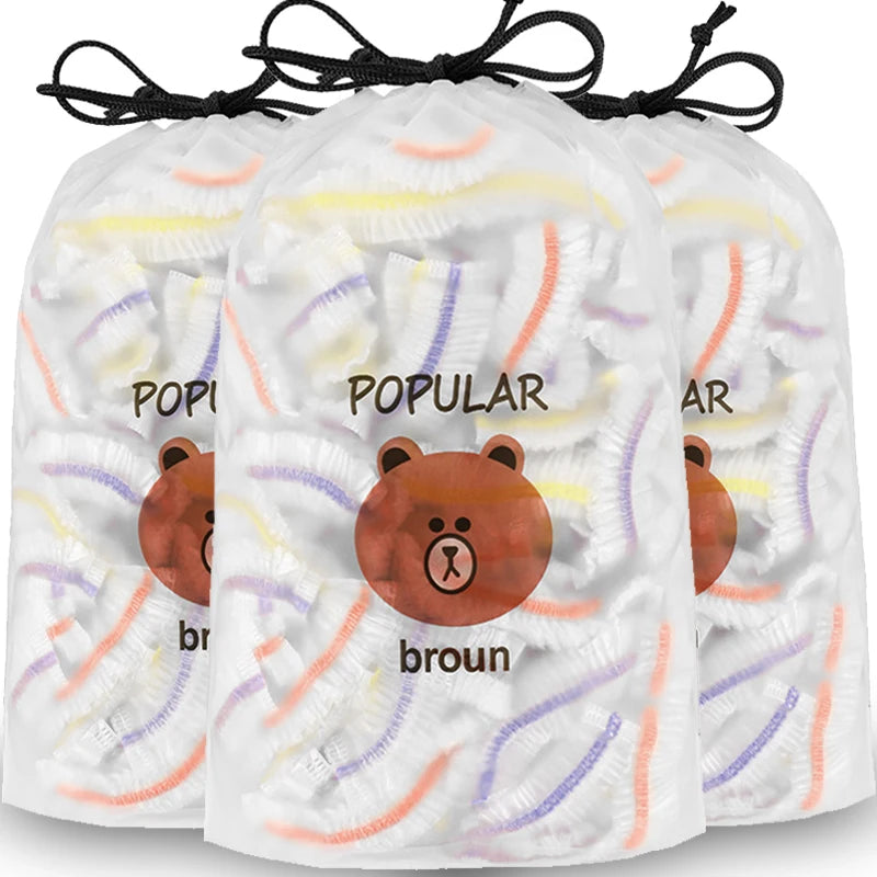 Colorful Elastic Food Covers | Reusable Stretch Lids for Bowls, Fruits & Plates | Kitchen Fresh-Keeping Wraps