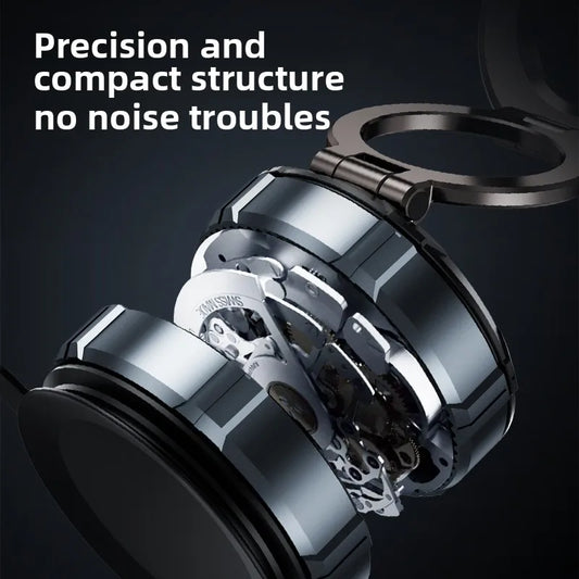 Magnetic Wireless Car Charger Mount | 15W Fast Charging Dock with 360° Rotation for iPhone 12–15 Pro/Max - BANGN CREATIVE SOLUTIONS 