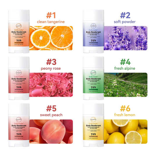 Long‑Lasting Whole Body Deodorant Balm – 72‑Hour Odor Control