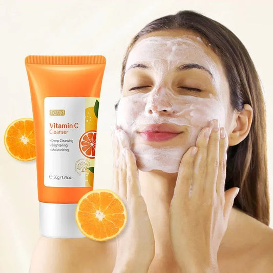 Vitamin C Deep Cleansing Facial Wash – Foaming Blackhead Cleanser