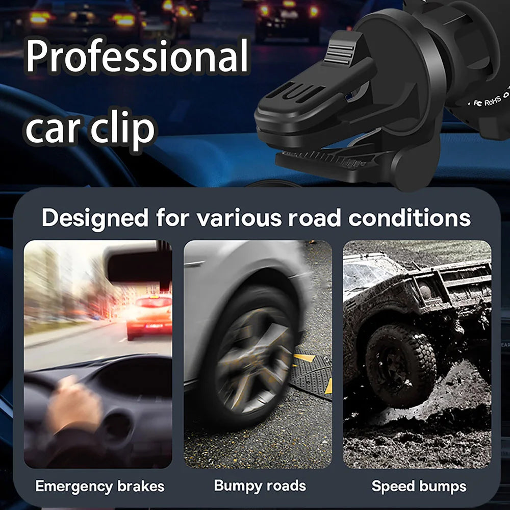 30W Magnetic Wireless Car Charger Mount | Fast Charging Air Vent Phone Holder for iPhone 12–16 Series