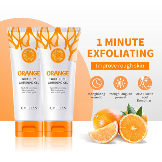 Orange Exfoliating Gel – 3‑Minute Brightening Body Scrub