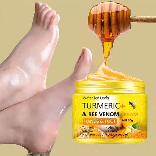 Turmeric Bee Venom Hand & Foot Repair Cream – Cracked Skin Rescue