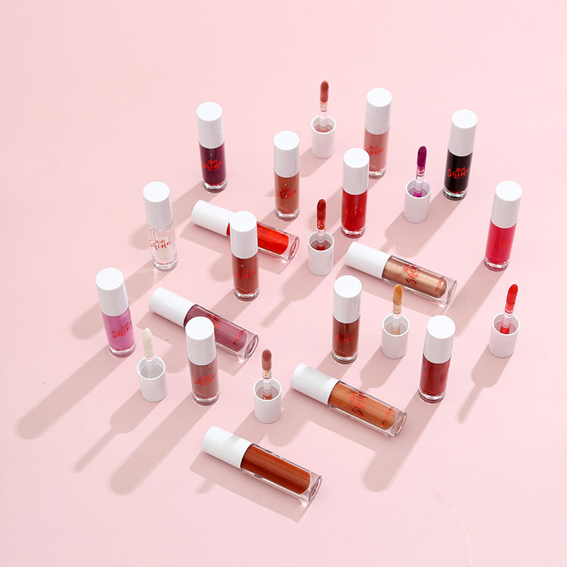 Solid Jelly Lip Gloss Crystal Lip Balm Hydrating Mirror Shine