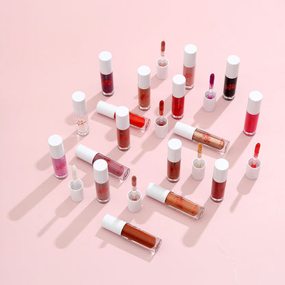 Solid Jelly Lip Gloss Crystal Lip Balm Hydrating Mirror Shine