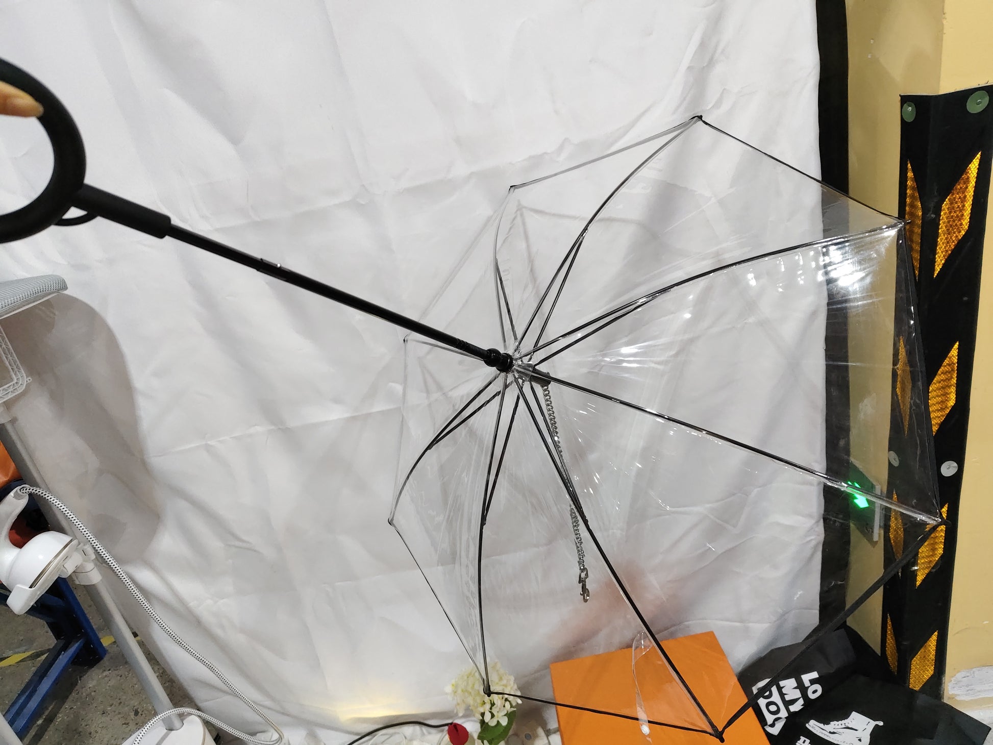 Hot Selling Transparent Pet Supplies Adjustable Pet C Type Umbrella - BANGN CREATIVE SOLUTIONS 