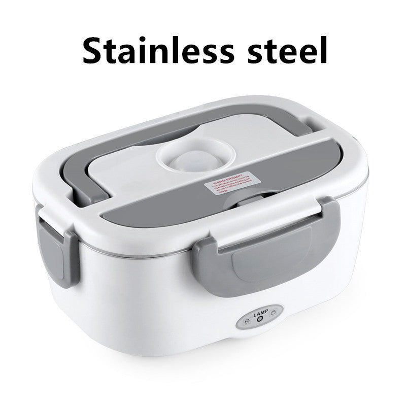 Kitchen Electric Heated Lunch Box Stainless Steel School Car Picnic Food Heating Heater Food Warmer Container - BANGN CREATIVE SOLUTIONS 