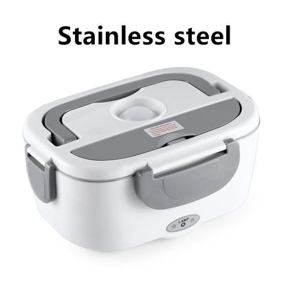 Kitchen Electric Heated Lunch Box Stainless Steel School Car Picnic Food Heating Heater Food Warmer Container - BANGN CREATIVE SOLUTIONS 