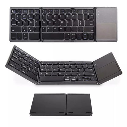 Folding Mini Keyboard Tablet Phone Computer Wireless Foldable Bluetooth Keyboard Multi-Function Button - BANGN CREATIVE SOLUTIONS 