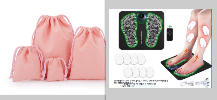 Electric EMS Foot Massager Pad Feet Muscle Stimulator Leg Reshaping Foot Massage Mat Relieve Ache Pain Health Care - BANGN CREATIVE SOLUTIONS 