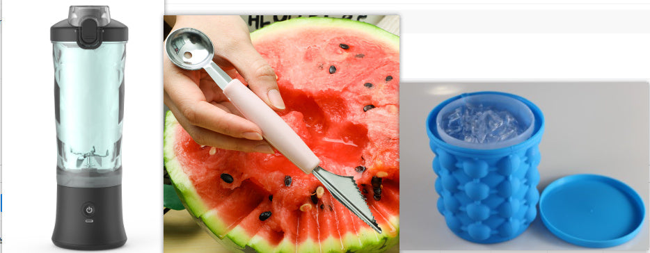 Portable Rechargeable Blender – 6-Blade Smoothie Maker for Shakes, Juices & Protein Drinks